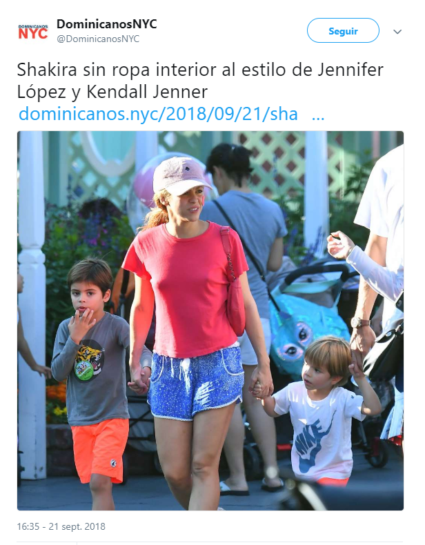 Instagram: Shakira es captada paseando sin ropa interior con sus hijos y desata la polémica | Colombia | | La República